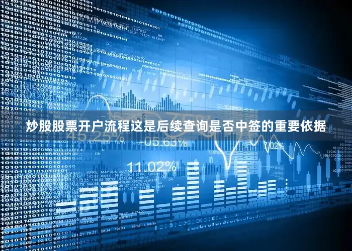 炒股股票开户流程这是后续查询是否中签的重要依据